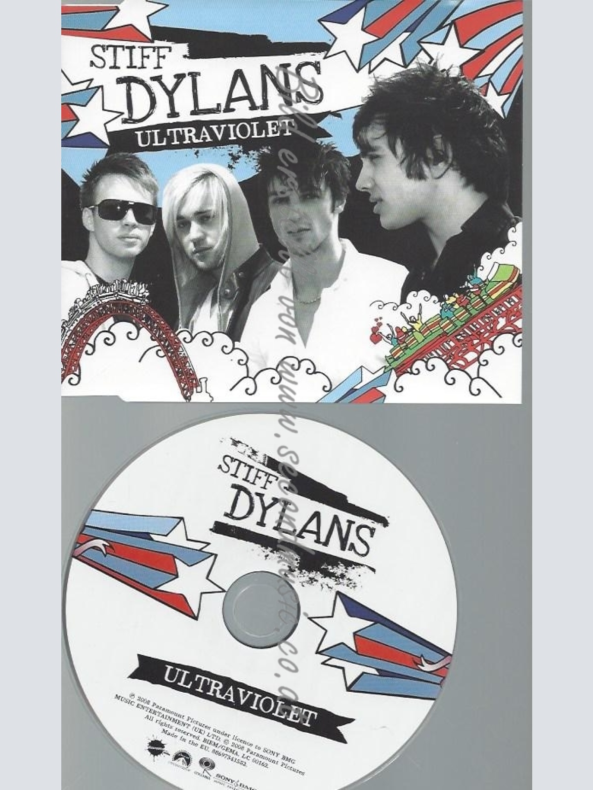 CD--STIFF DYLANS--ULTRAVIOLET [2 TRACK CD] | IMPORT