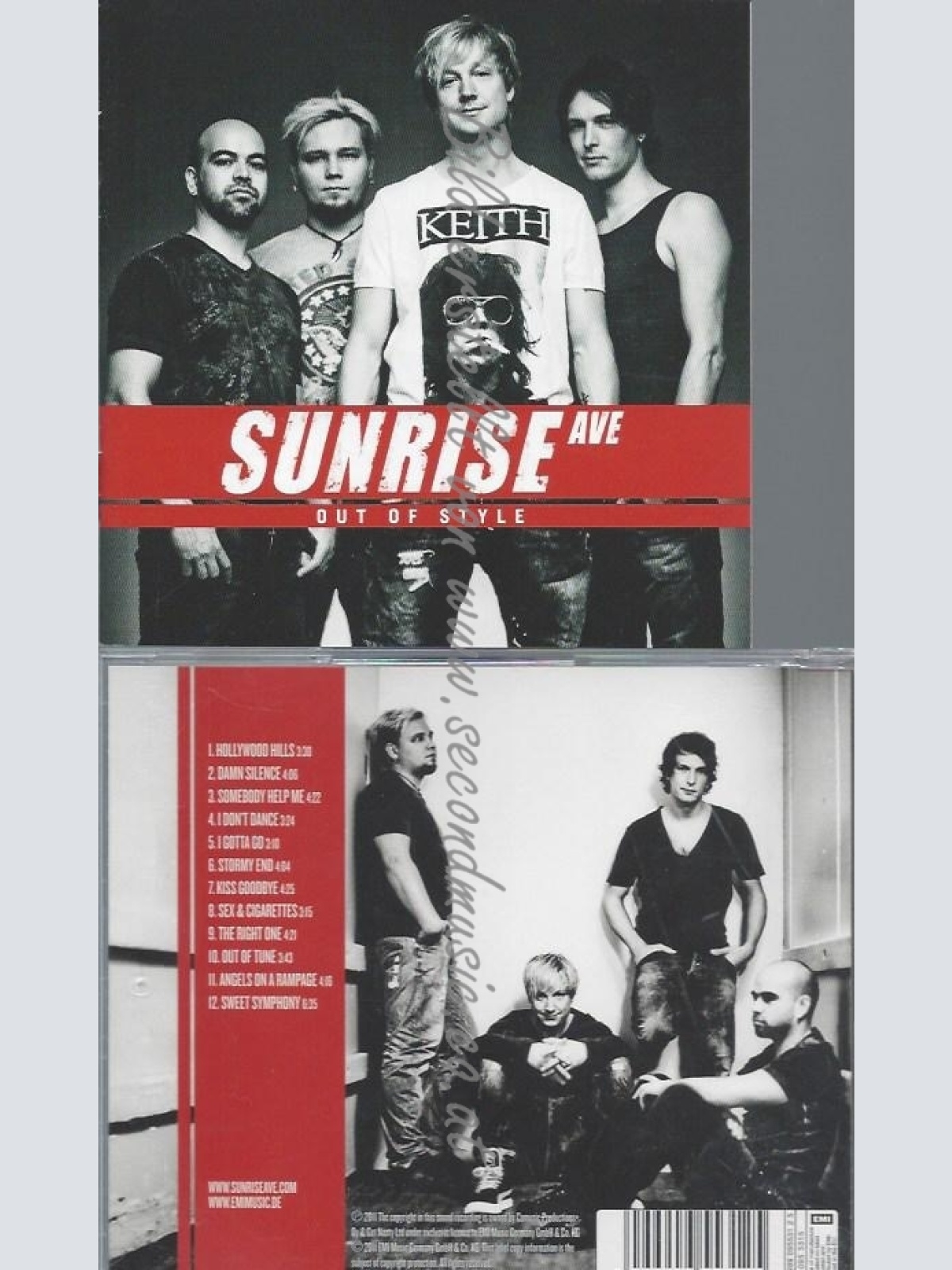 CD--SUNRISE AVENUE--OUT OF STYLE