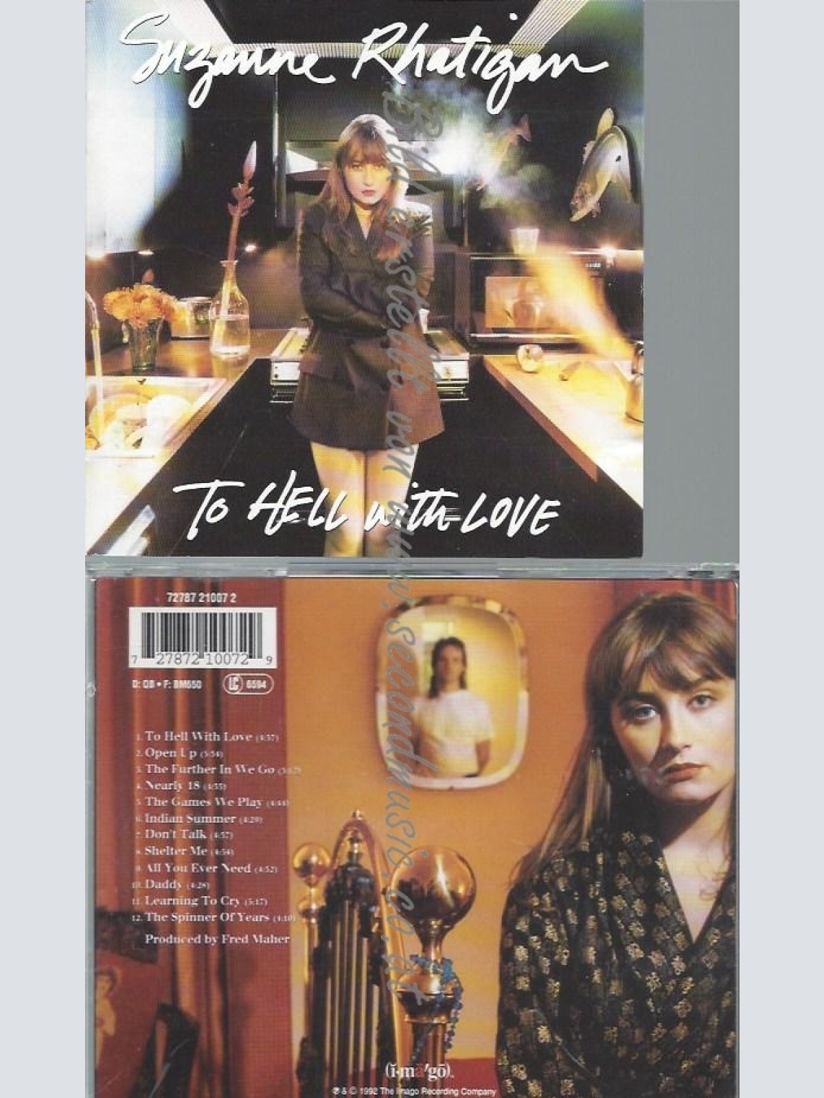 CD--SUZANNE RHATIGAN--TO HELL WITH LOVE