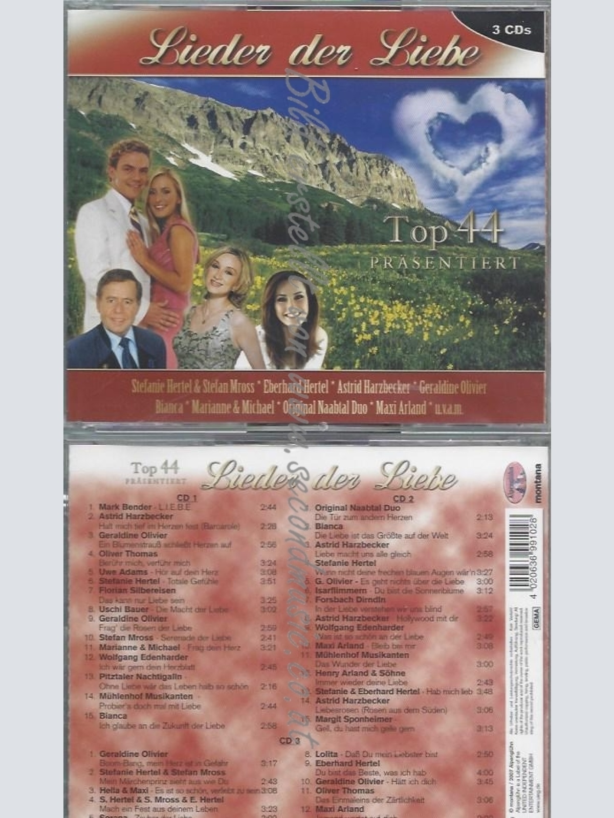 CD--VARIOUS--LIEDER DER LIEBE