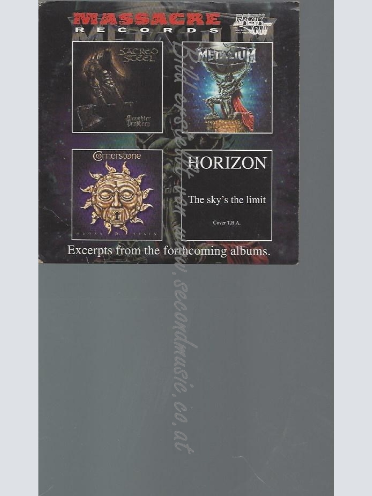 CD--VARIOUS--MASSACRE EXCERPTS SAMPLER | SINGLE