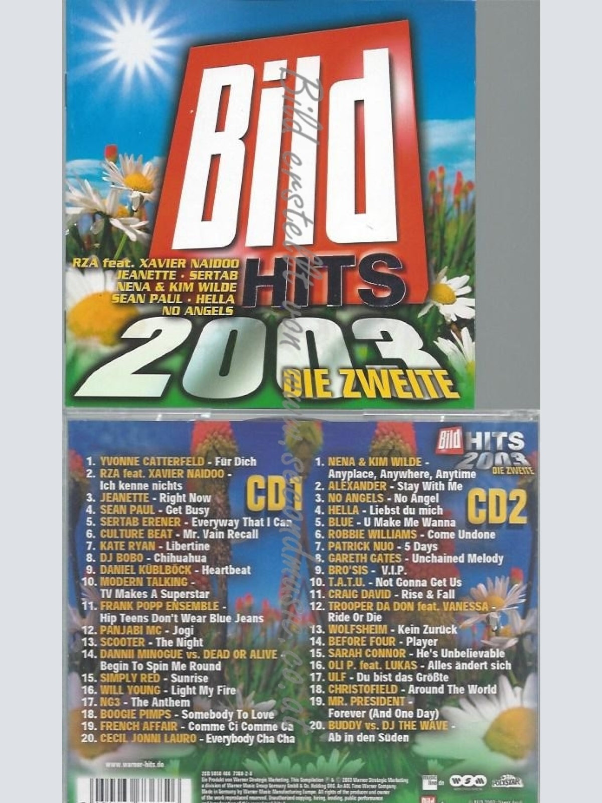 CD--VARIOUS--BILD HITS -DIE ZWEITE--2003 | DOPPEL-CD