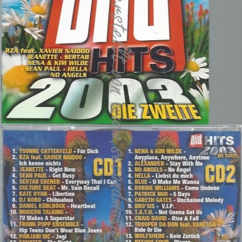 CD--VARIOUS--BILD HITS -DIE ZWEITE--2003 | DOPPEL-CD