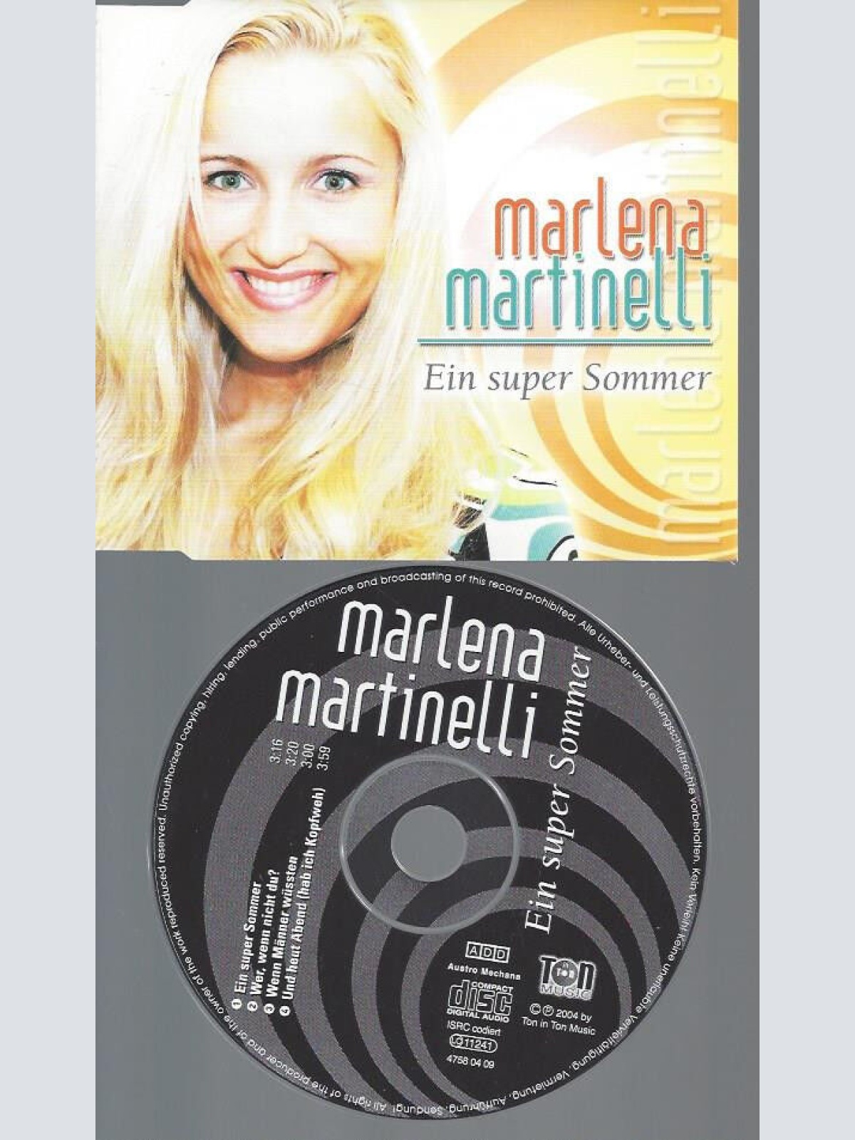 CD--MARLENA MARTINELLI--EIN SUPER SOMMER