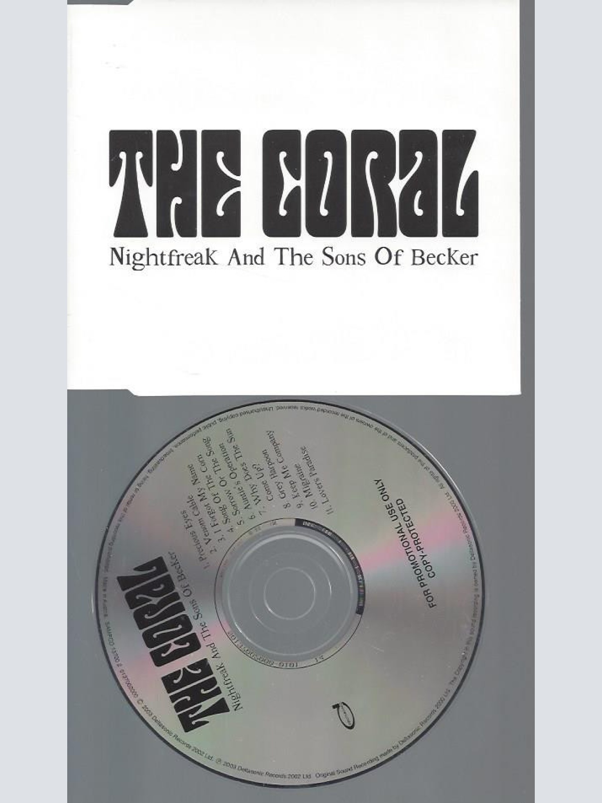 CD-THE CORAL --NIGHTFREAK AND THE SONS OF BECKER--PROMO