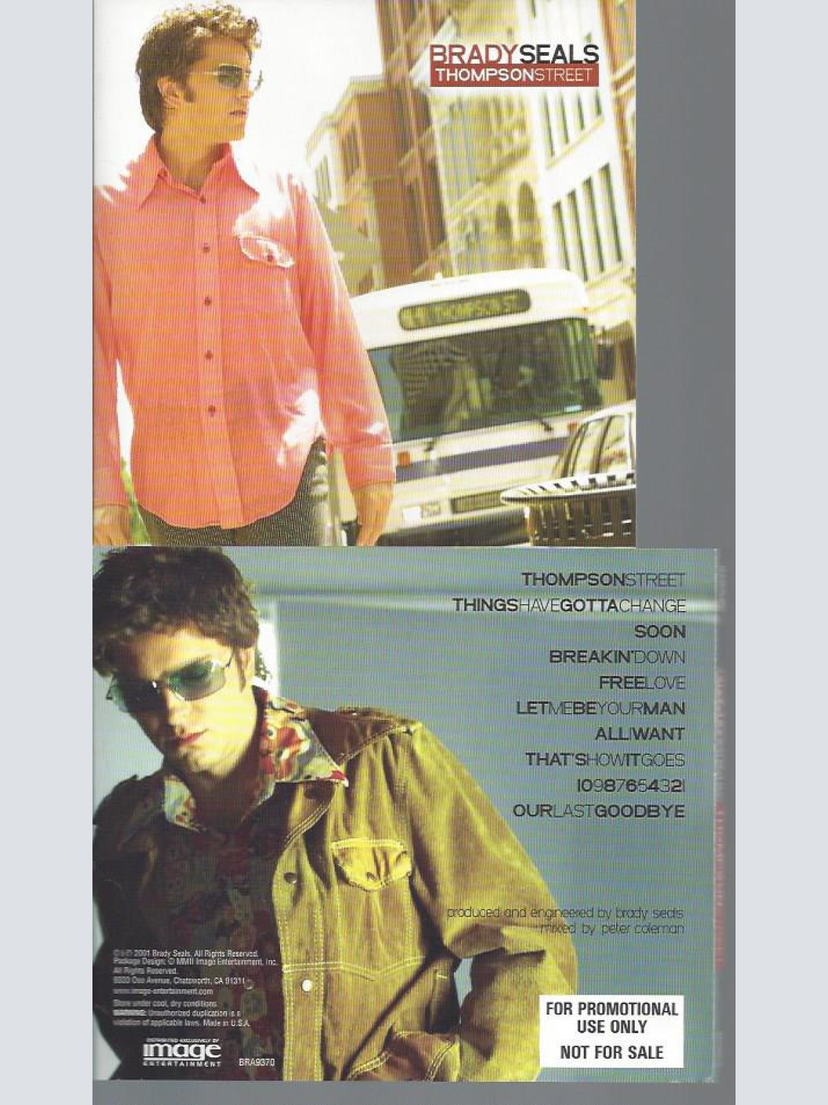 CD--BRADY SEALS--THOMPSON STREET--PROMO