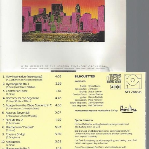 CD--CHRIS HINZE--SILHOUETTES--