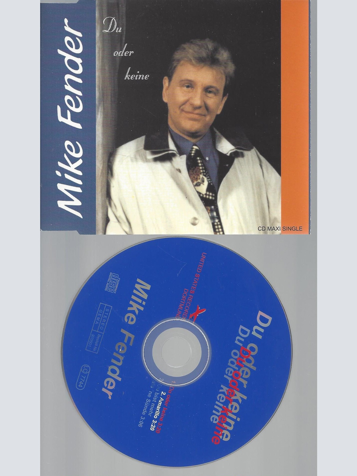 CD--MIKE FENDER DU ODER KEINE