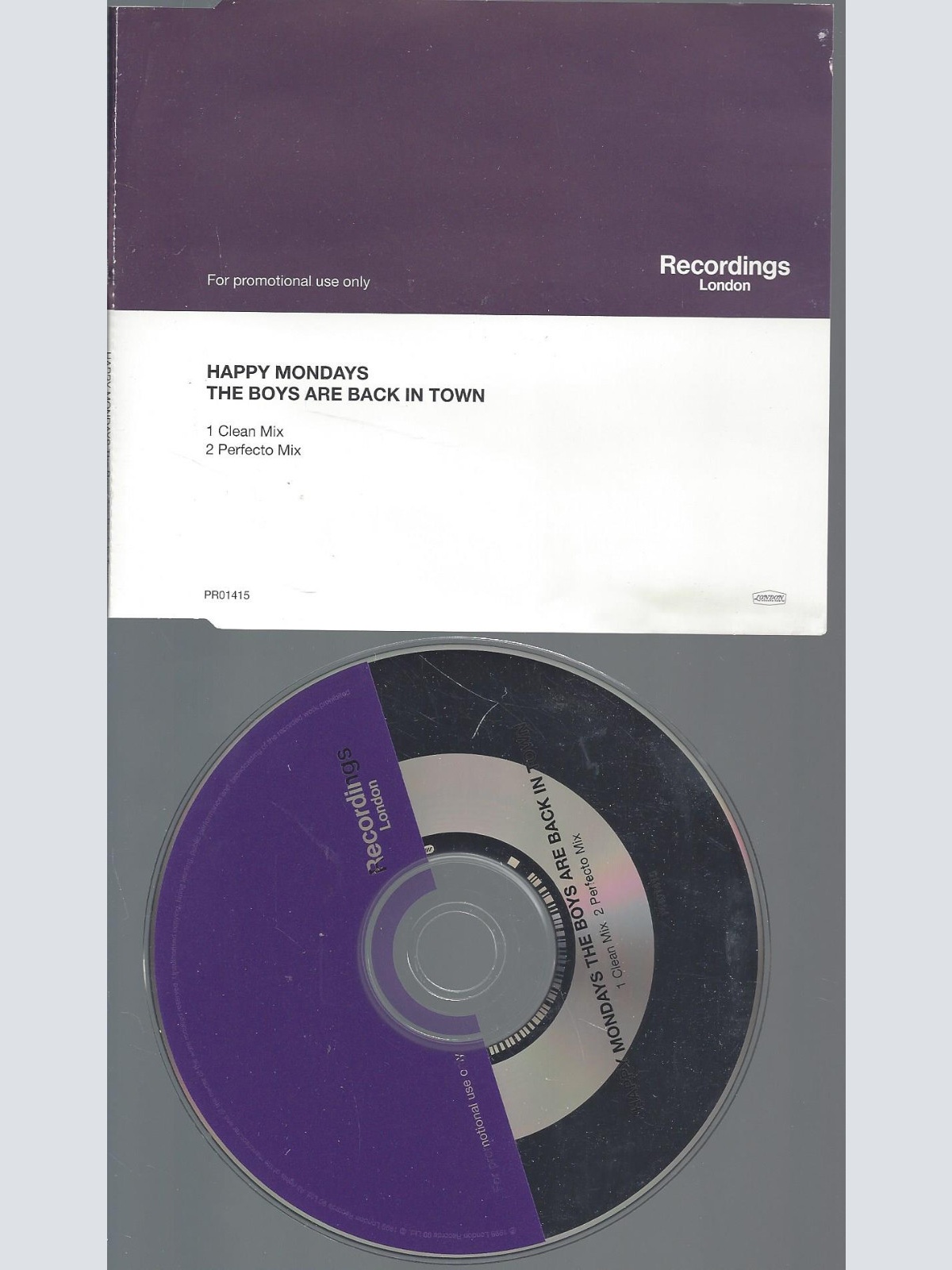 CD-HAPPY MONDAYS THE BOYS ARE BACK IN TOWN--PROMO