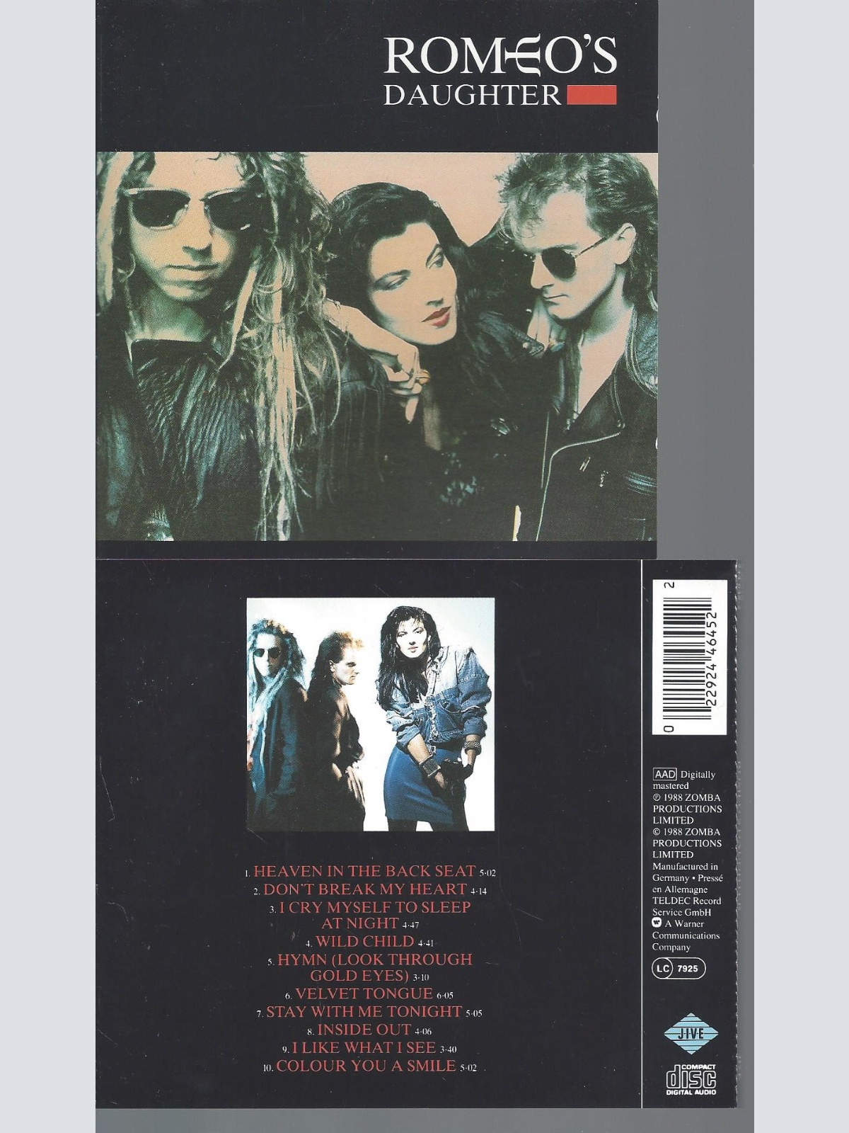 CD-ROMEO'S DAUGHTER--SAME--1988