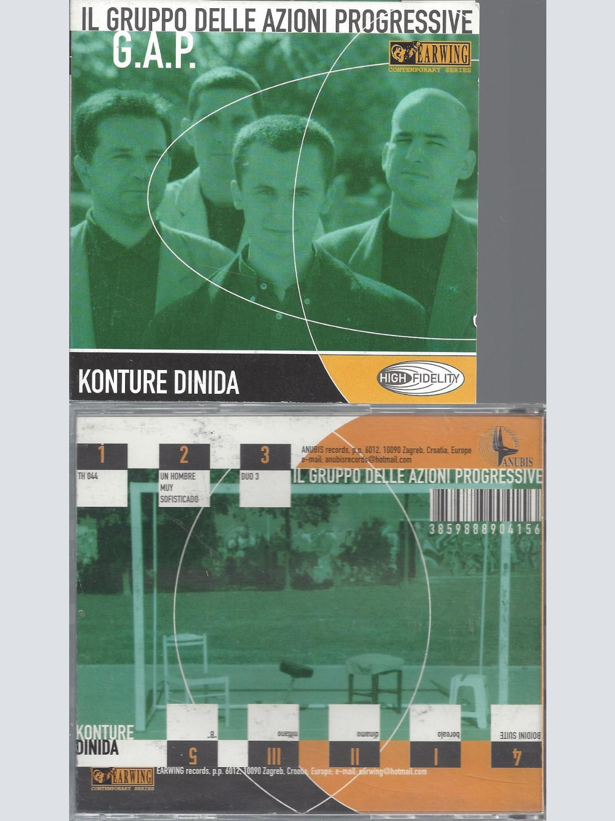 CD--IL GRUPPO DELLE AZIONI PROGRESSIVE KONTURE DINIDA