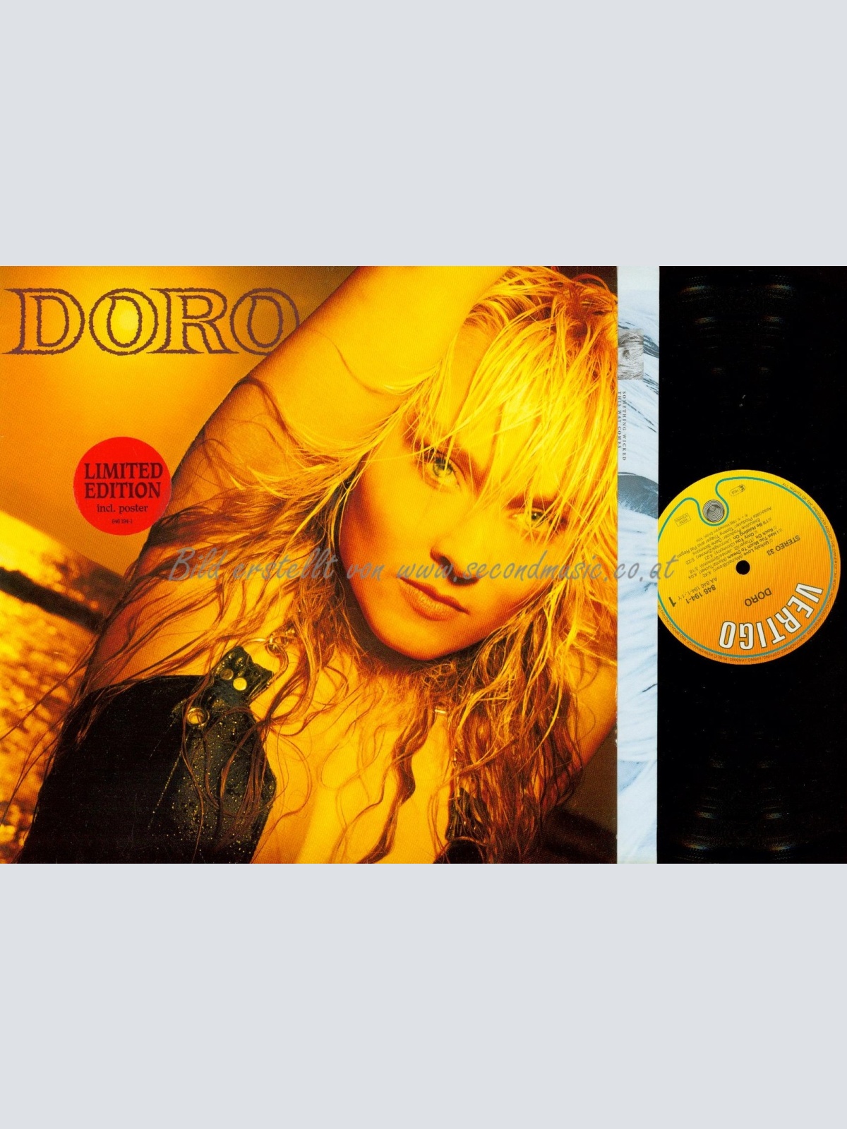 LP--DORO --LIMITED EDITION --NO POSTER!!--8461941