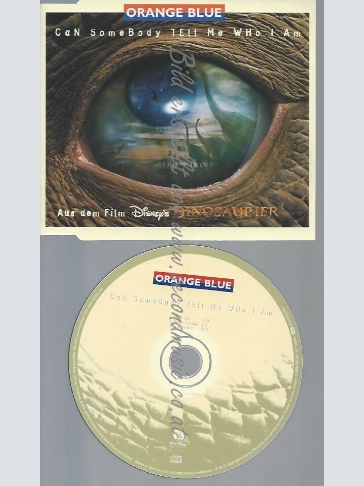 CD--ORANGE BLUE--CAN SOMEBODY TELL ME WHO I AM | SINGLE