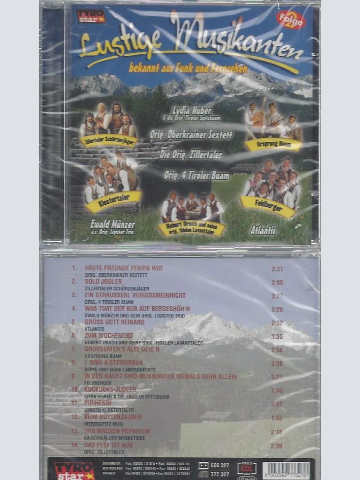 CD--DIVERSE INTERPRETEN--LUSTIGE MUSIKANTEN-FOLGE 2