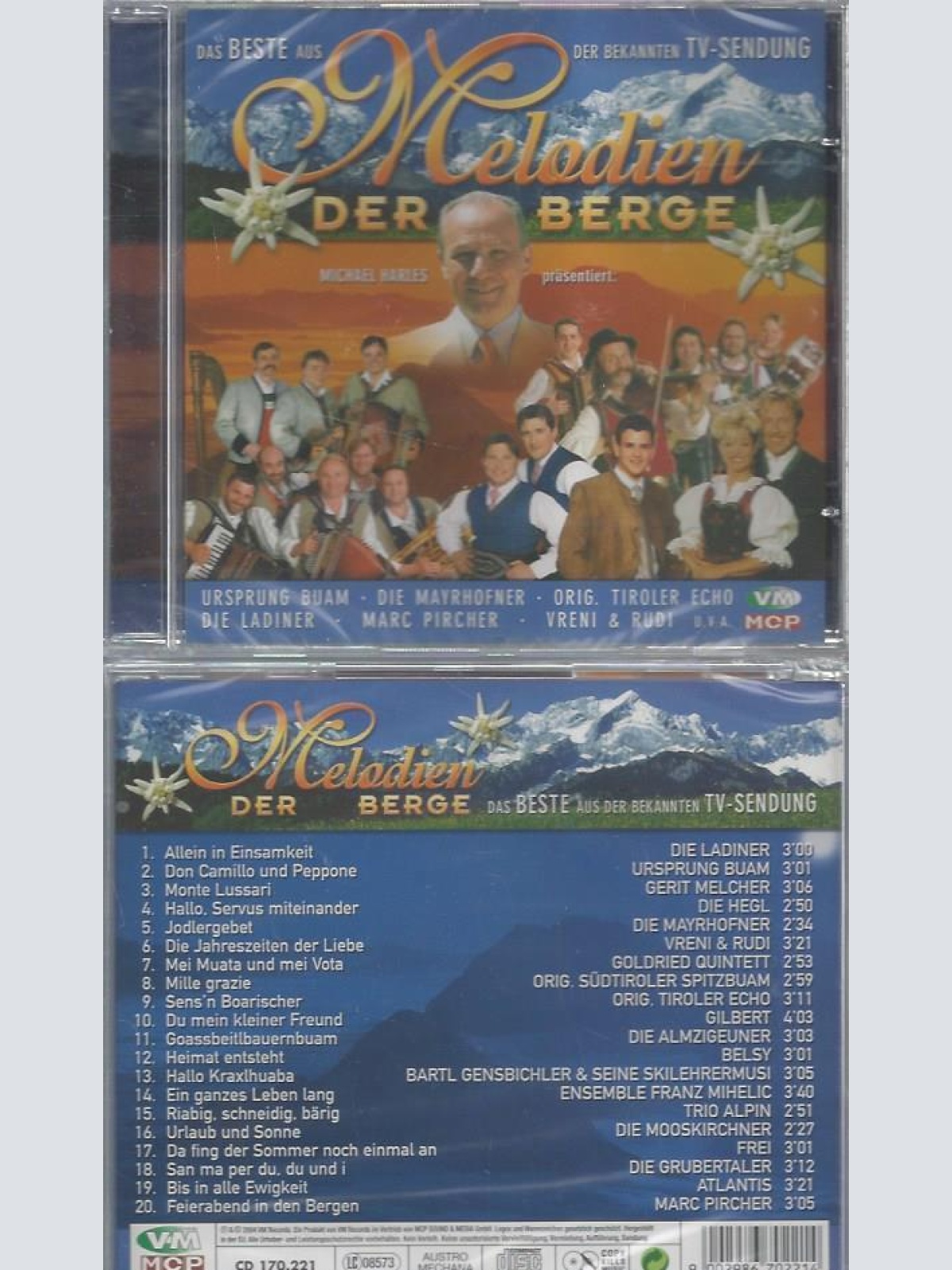 CD--VARIOUS--MELODIEN DER BERGE-DAS BESTE