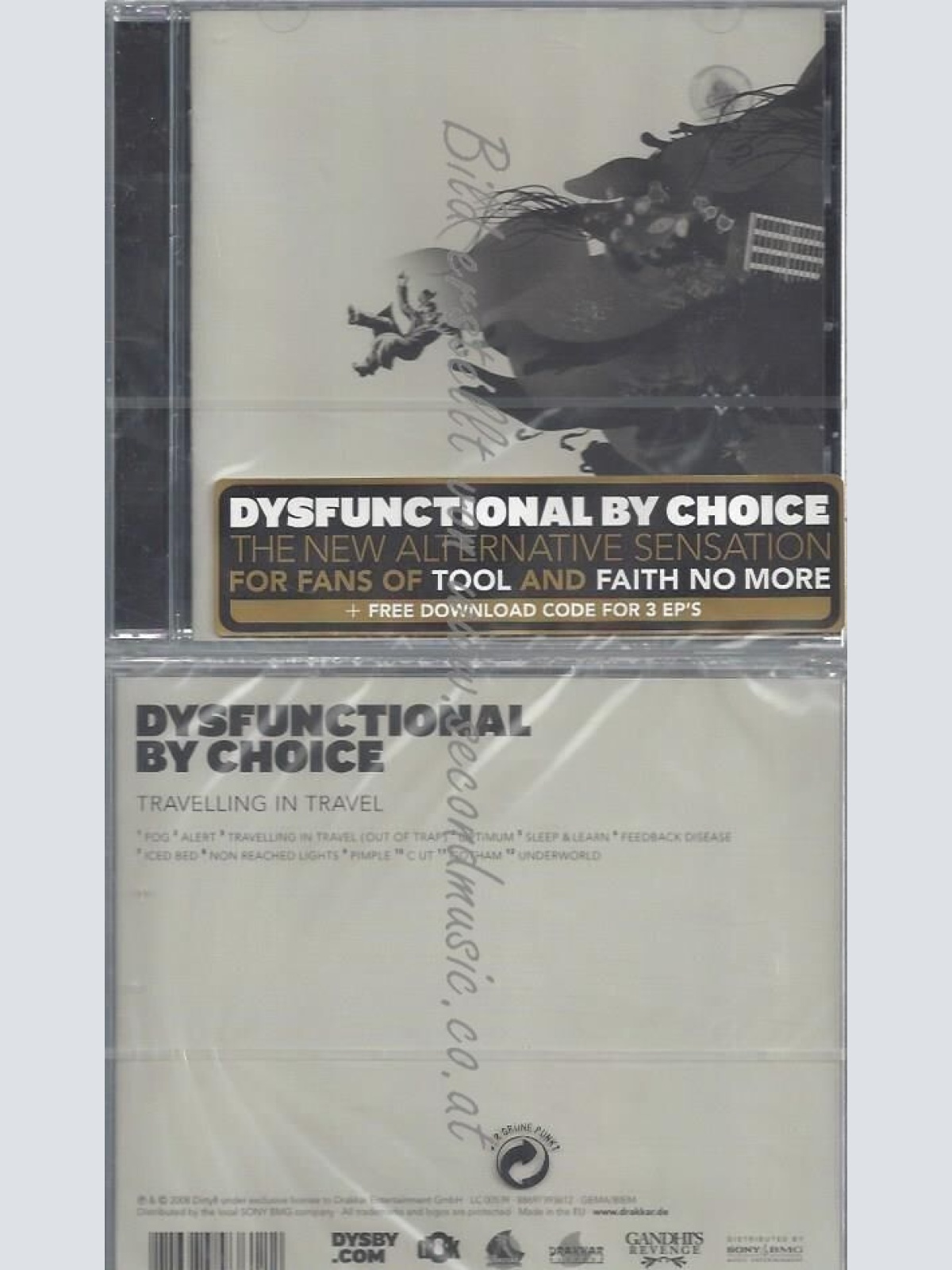 CD--MAHALIA JACKSON UND DYSFUNCTIONAL BY CHOICE--TRAVELLING IN TRAVEL