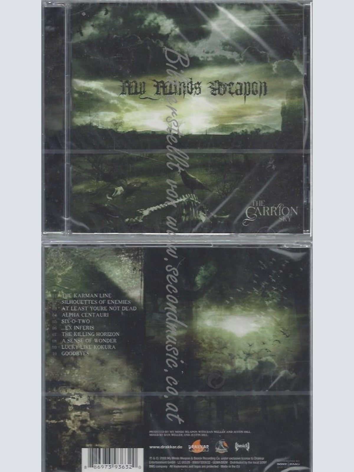 CD--MY MIND'S WEAPON--THE CARRION SKY