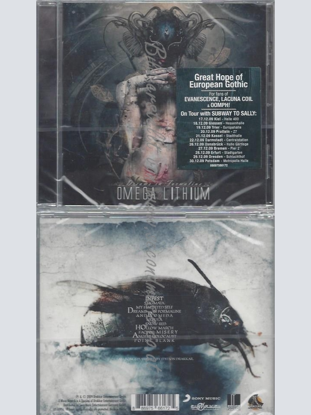 CD--OMEGA LITHIUM--DREAMS IN FORMALINE