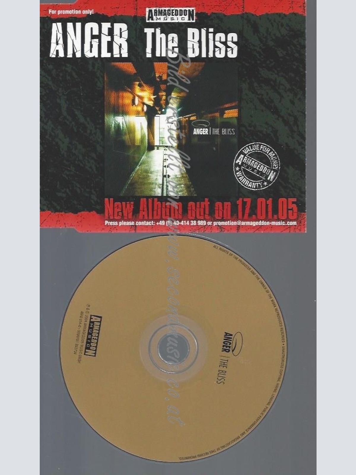 CD--ANGER--THE BLISS