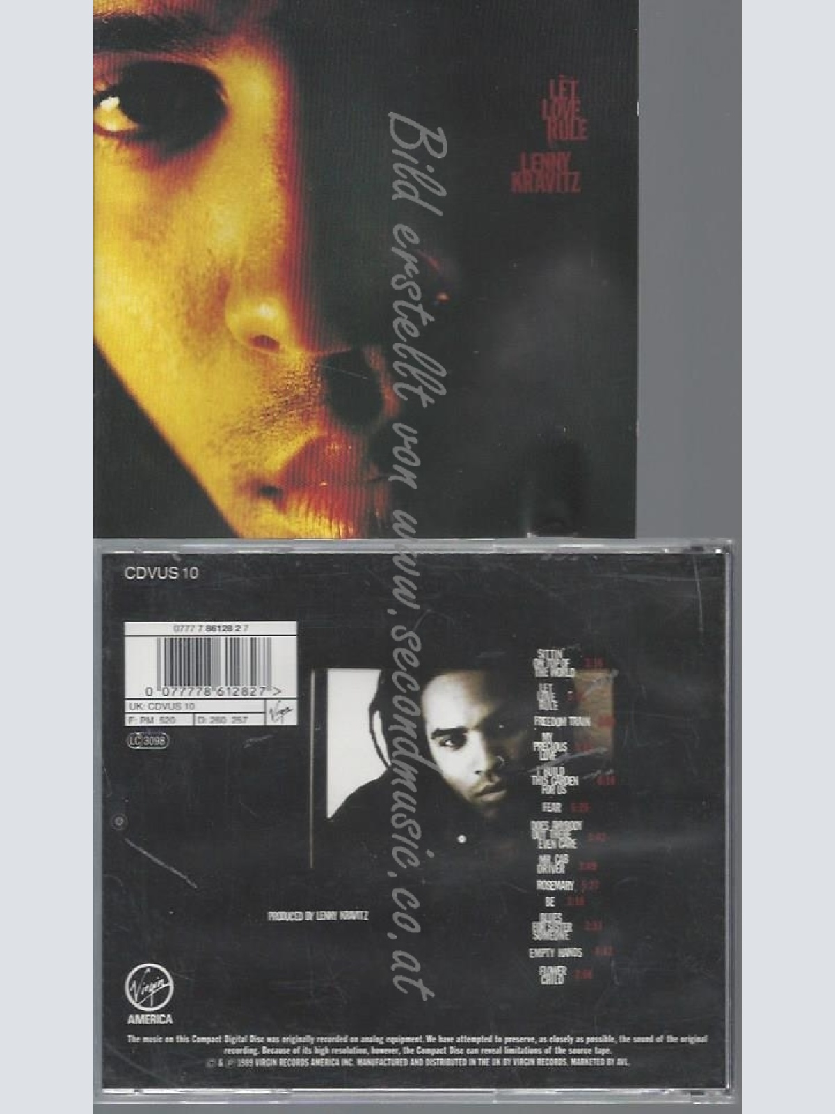 CD--LENNY KRAVITZ--LET LOVE RULE | IMPORT