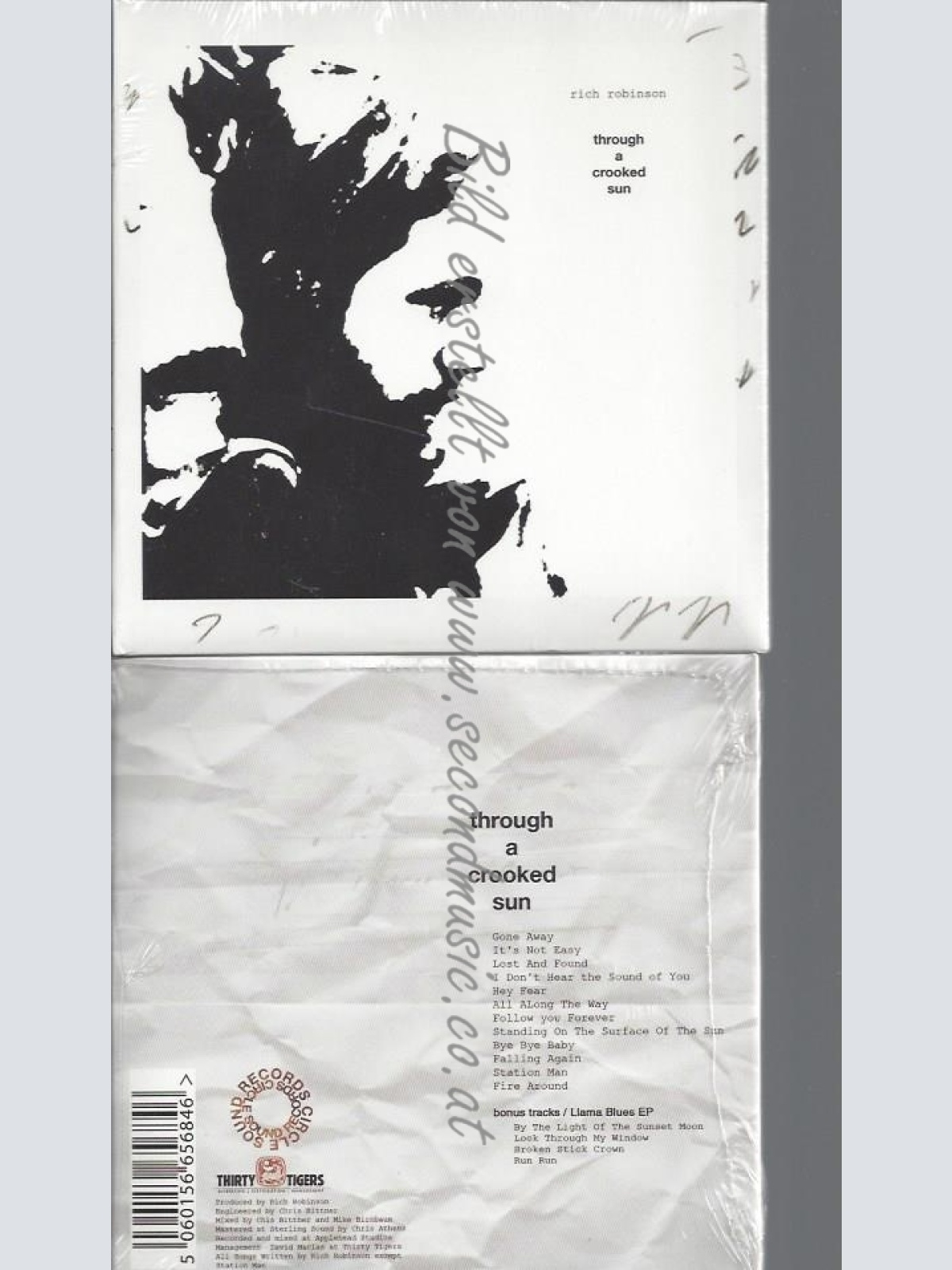 CD--EUROPE/ RICH ROBINSON--THROUGH A CROOKED SUN -INCL.4 BONUS-TRACKS
