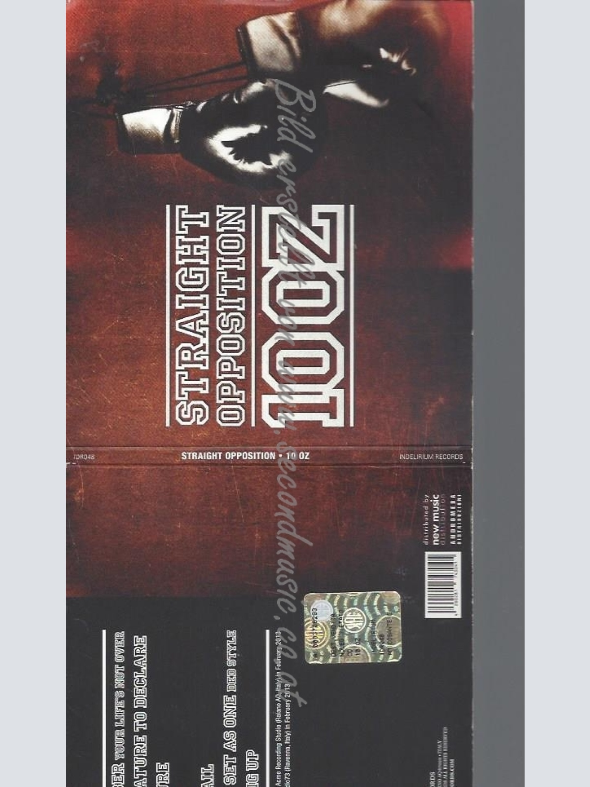 CD--STRAIGHT OPPOSTION--10 OZ