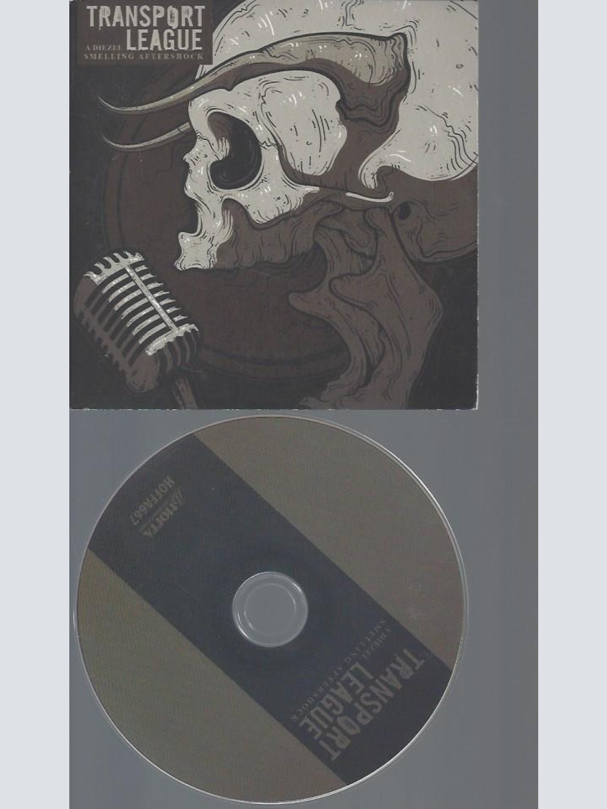 CD- TRANSPORT LEAGUE KING OF DOOM--A DIEZEL AMELLING AFTERSHOCK CARDSLEEVE