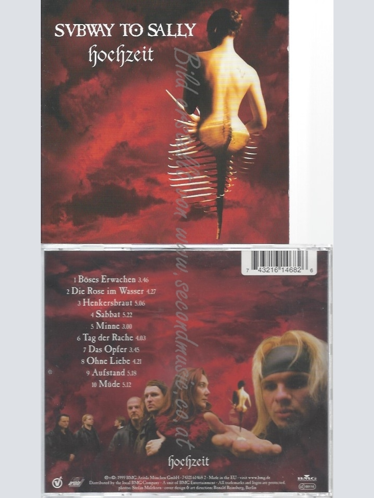 CD--SUBWAY TO SALLY -- -- HOCHZEIT