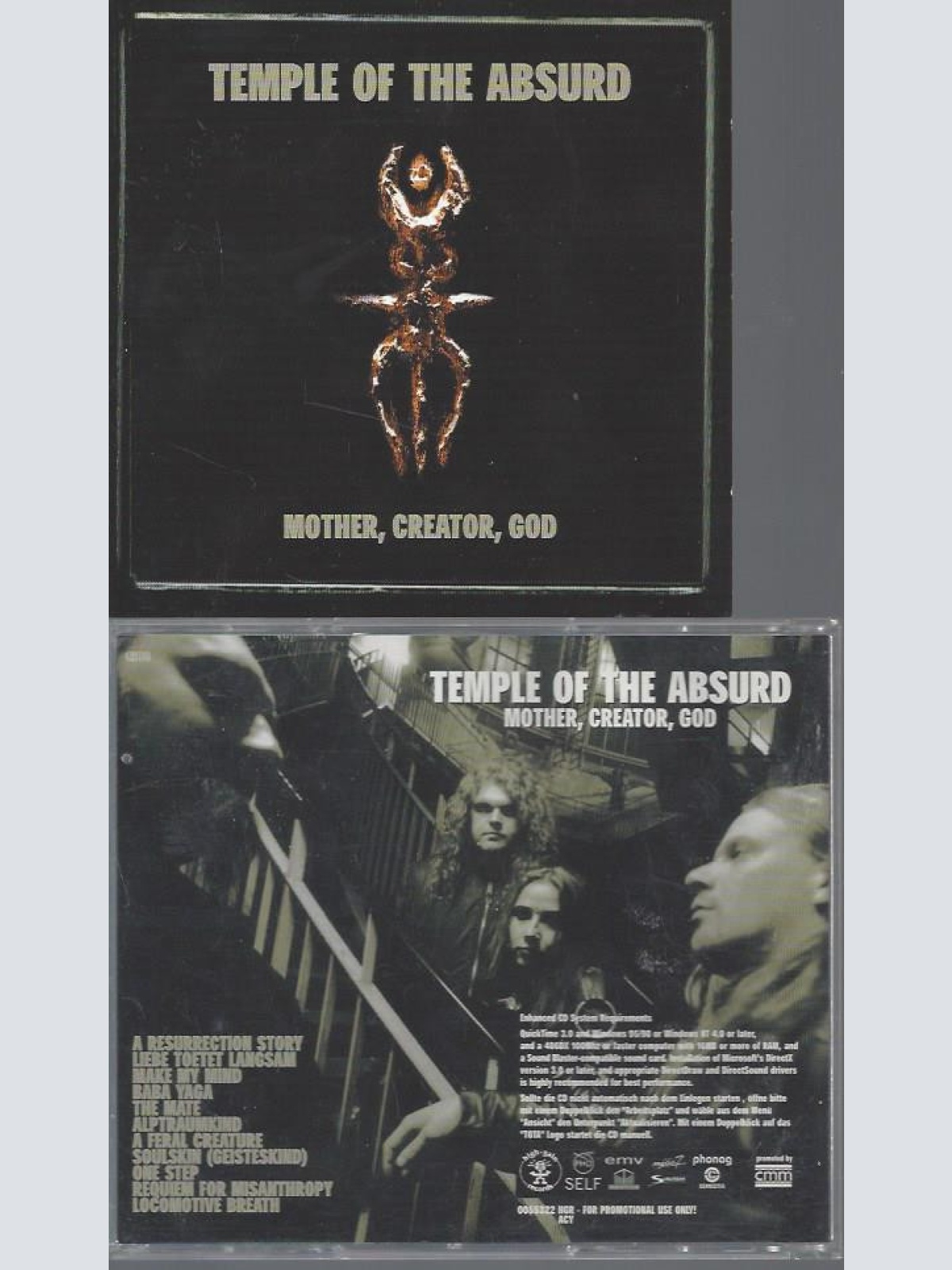 CD-TEMPLE OF THE ABSURD MOTHER CREATOR GOD