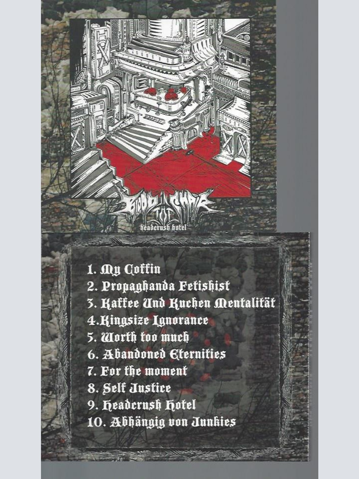 CD-BLOOD IN THE CHAIR HEADCRUSH HOTEL