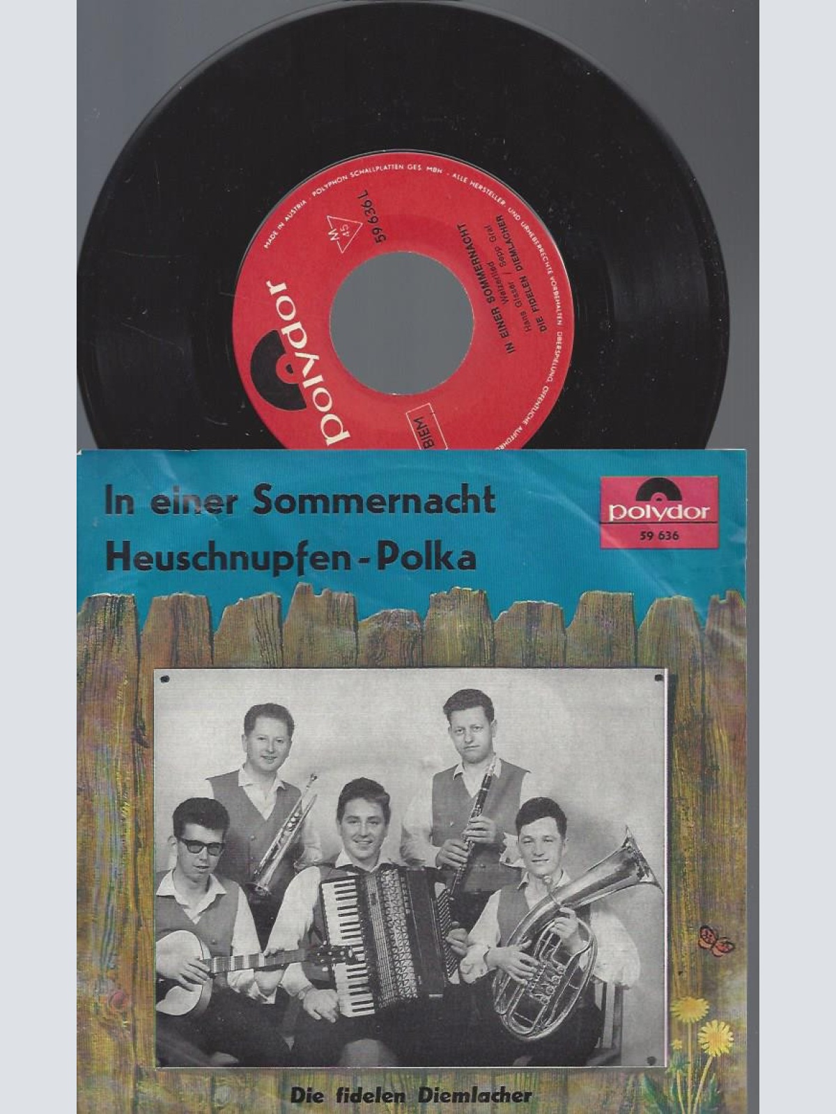 7" DIE FIDELEN DIEMLACHER --IN EINER SOMMERNACHT