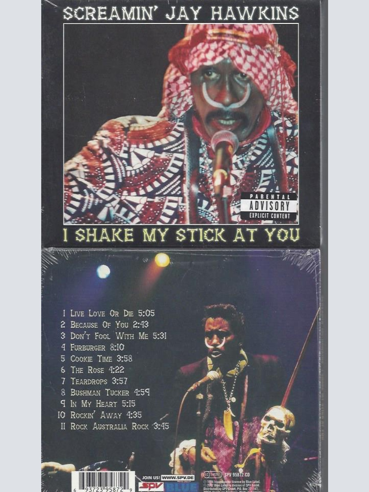 CD--SCREAMIN' JAY HAWKINS--I SHAKE MY STICK AT YOU