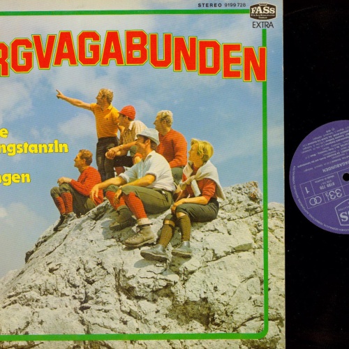 LP--BERGVAGABUNDEN BÄRIGE HÜTTENGSTANZLN ZUM MITSINGEN