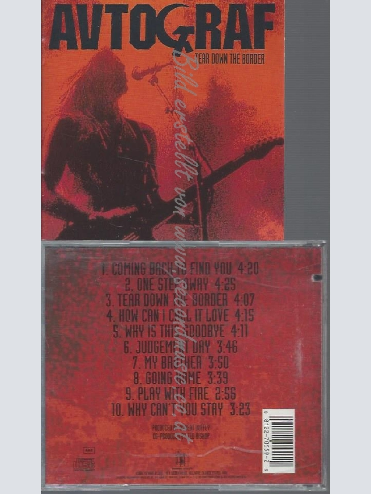 CD--AUTOGRAF--TEAR DOWN THE BORDER | IMPORT