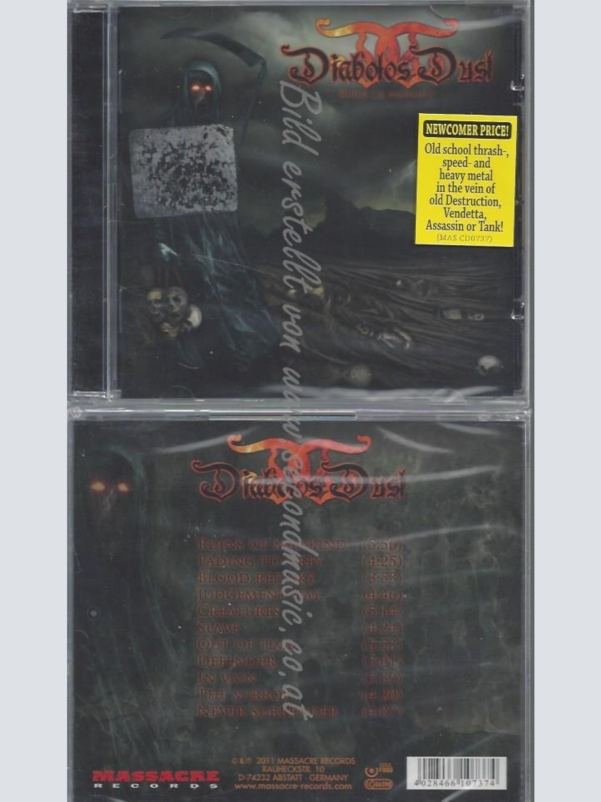 CD--DIABOLOS DUST--RUINS OF MANKIND