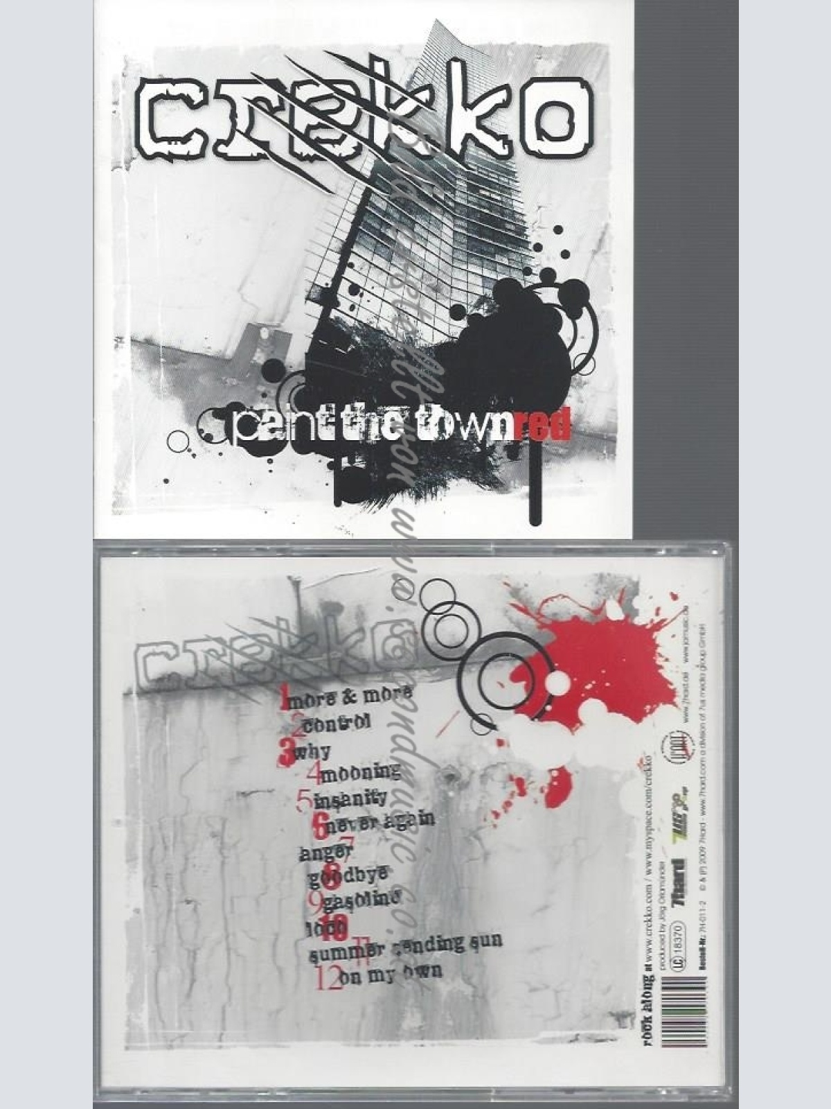 CD--CREKKO--PAINT THE TOWN RED