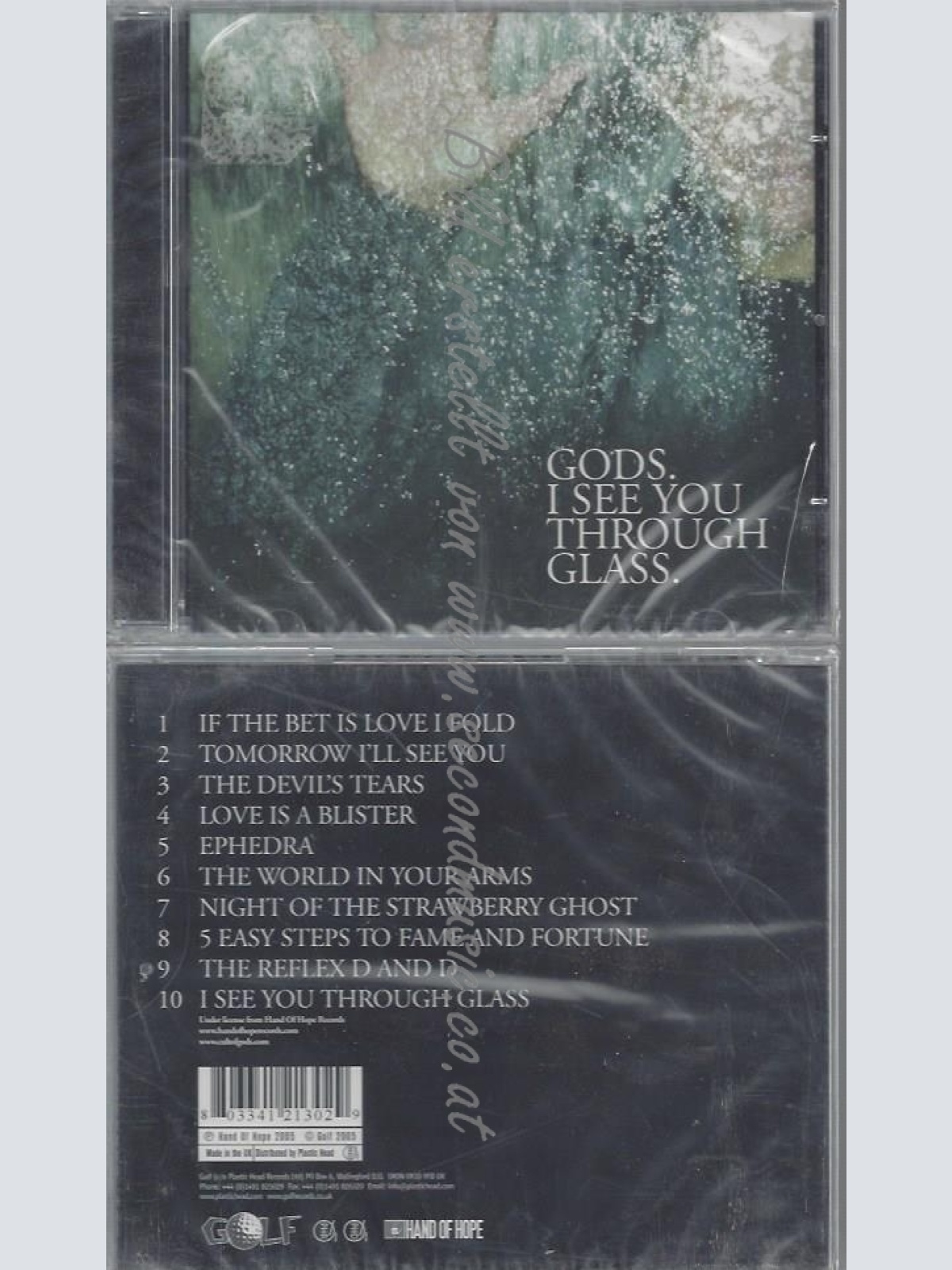 CD--GODS--I SEE YOU THROUGH GLASS