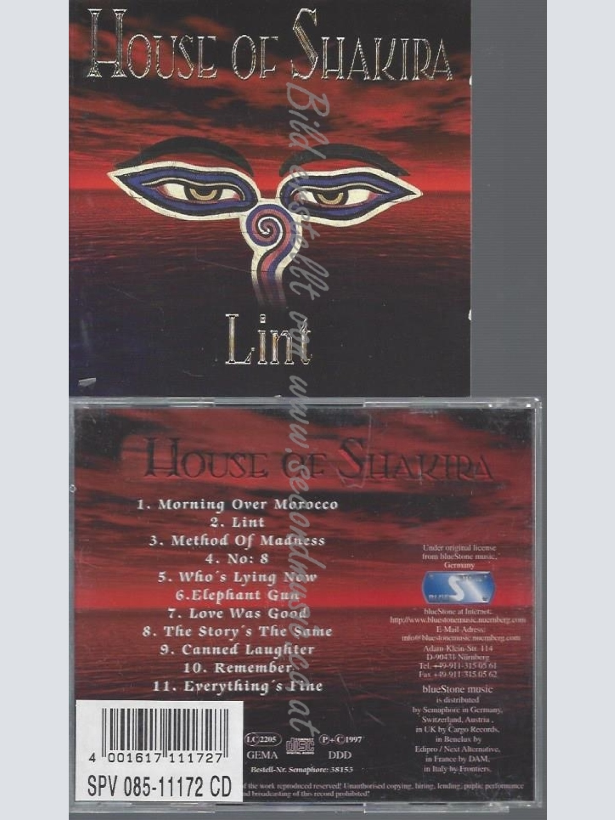 CD--HOUSE OF SHAKIRA--LINT