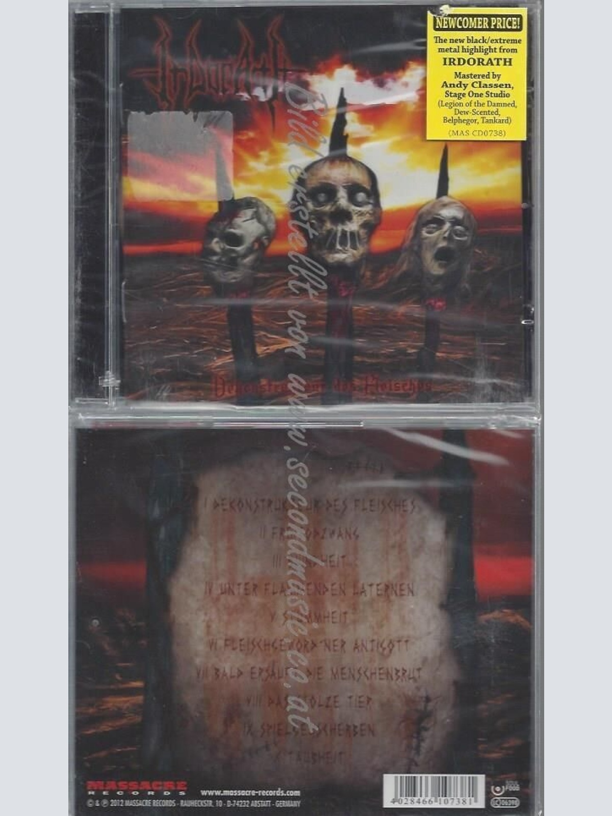 CD--IRDORATH--DEKONSTRUKTEUR DES FLEISCHES
