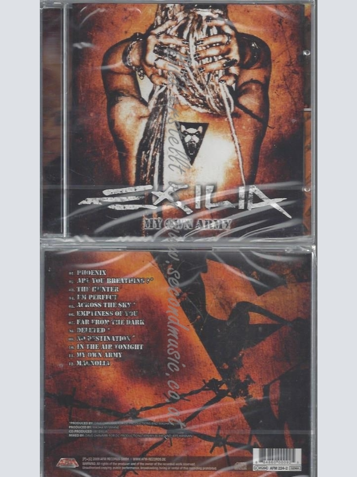 CD--EXILIA--MY OWN ARMY