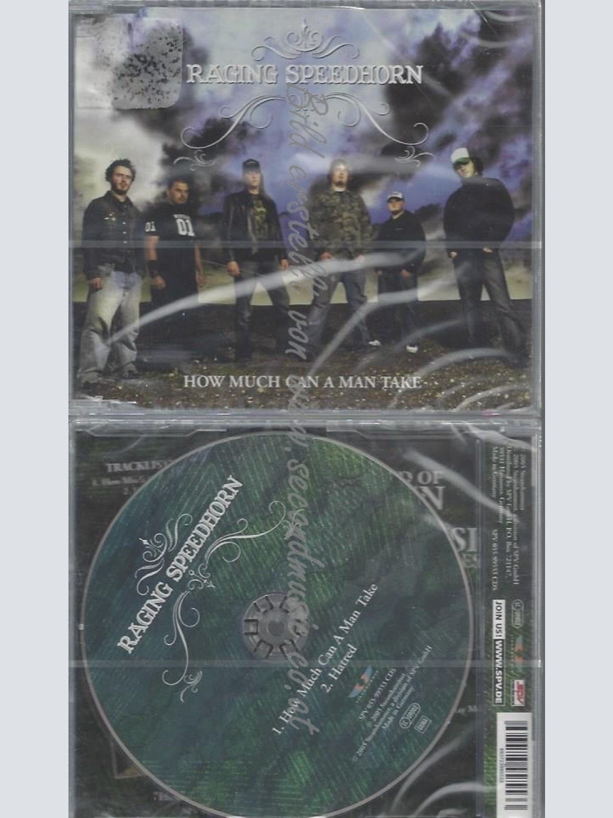 CD--RAGING SPEEDHORN--HOW MUCH CAN A MAN TAKE | IMPORT