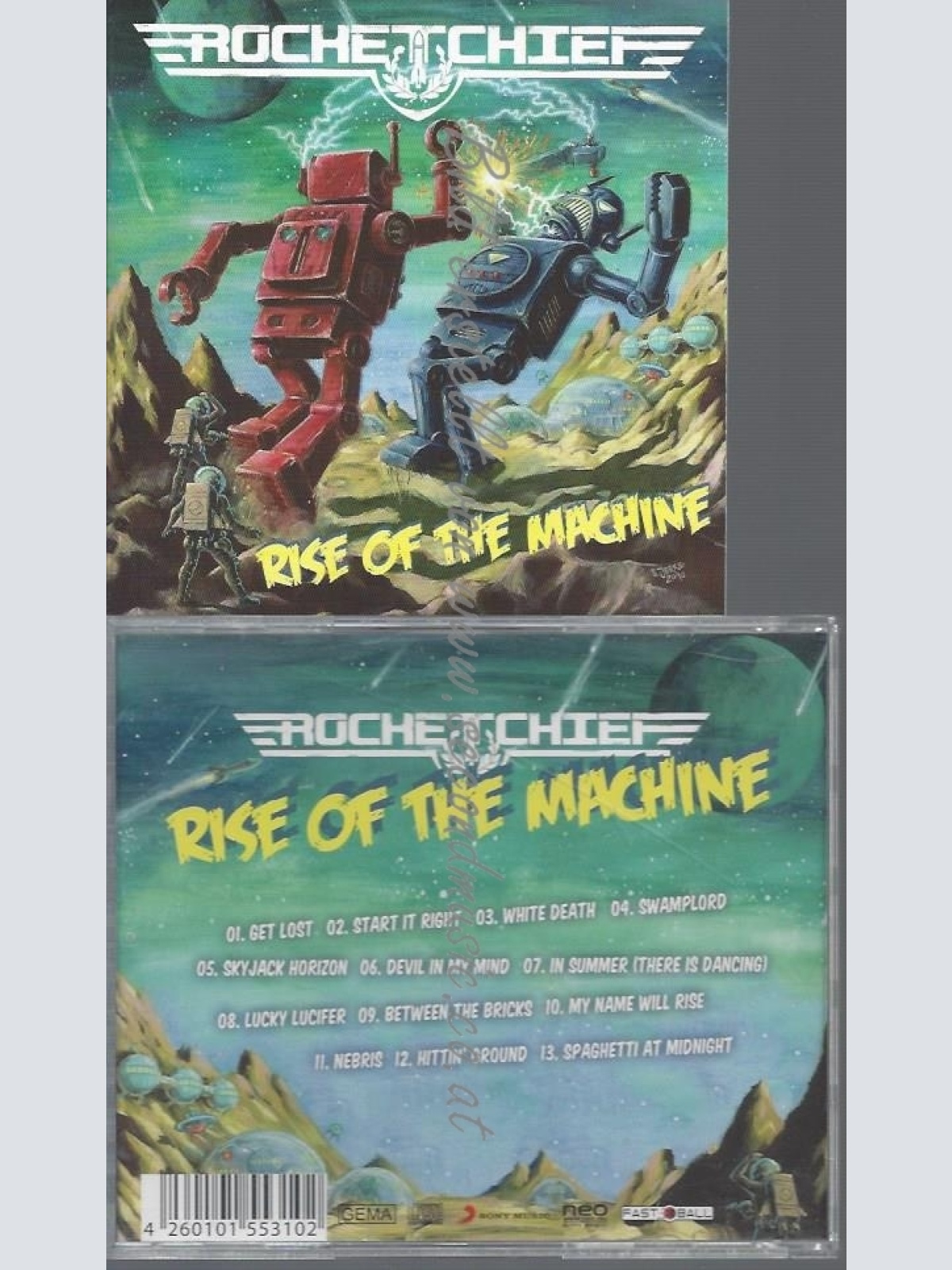 CD--ROCKETCHIEF--RISE OF THE MACHINE