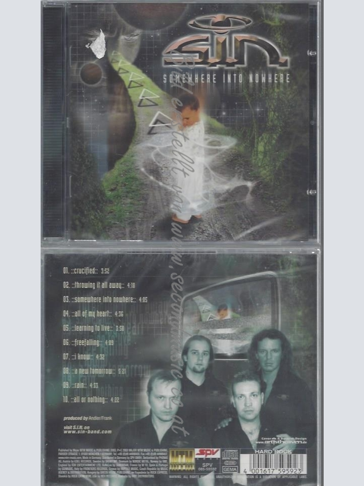 CD--S.I.N.--SOMEWHERE INTO NOWHERE