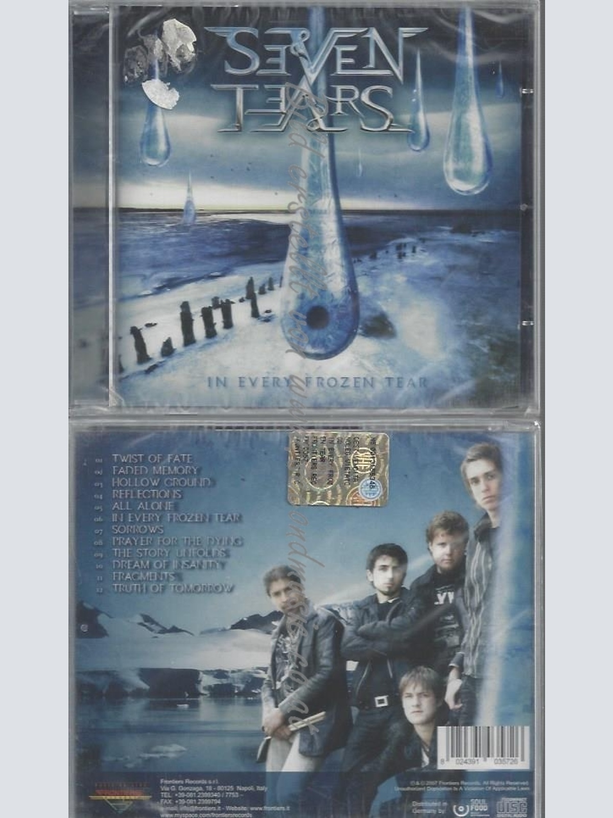 CD--SEVEN TEARS--IN EVERY FROZEN TEAR