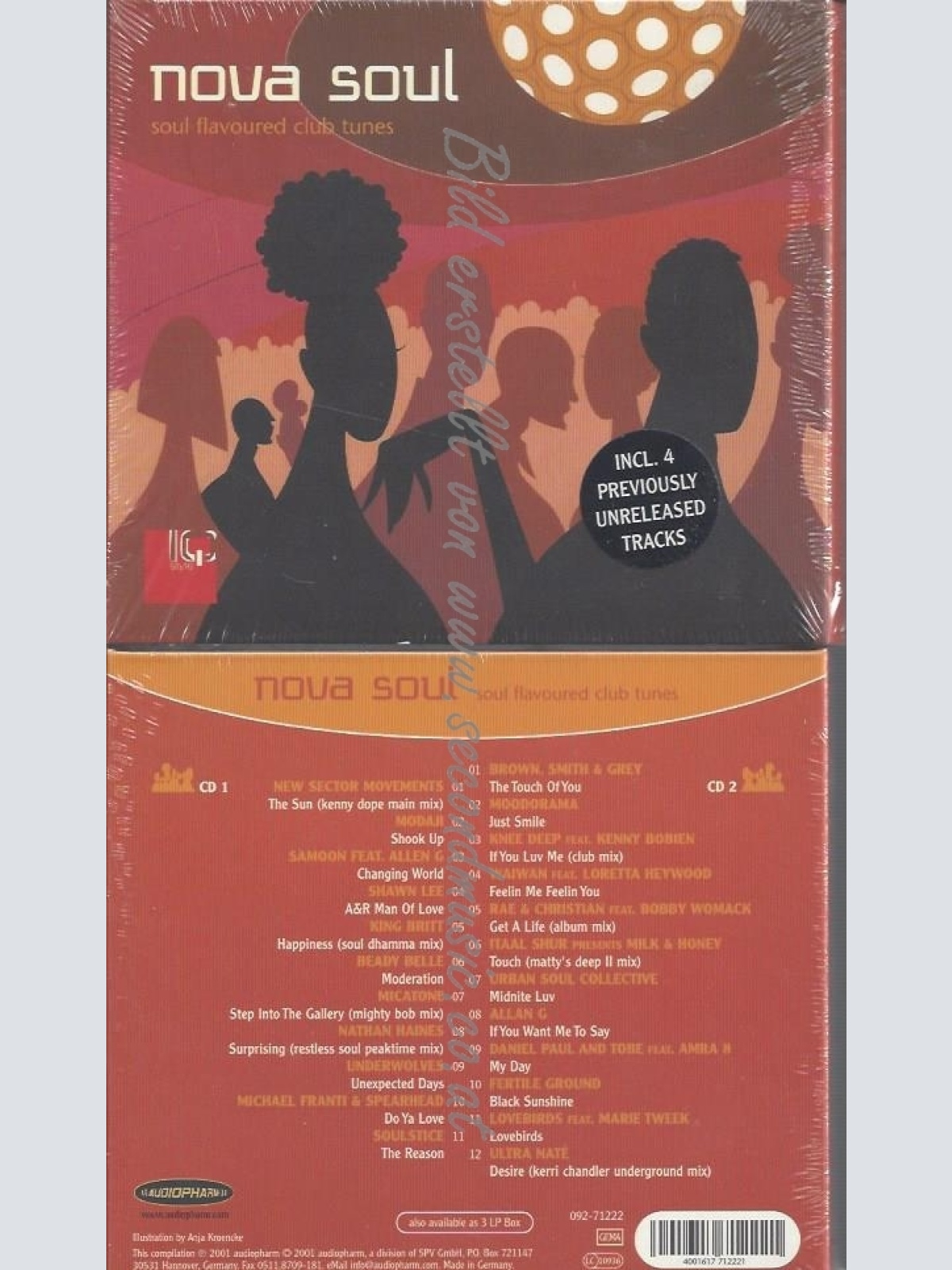 CD--VARIOUS--NOVA SOUL -- SOUL FLAVOURED CLUB TUNES | DOPPEL-CD