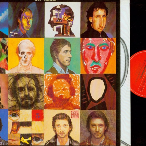 LP--THE WHO FACE DANCES AUSTRO MECHANA--OIS+POSTER--NM