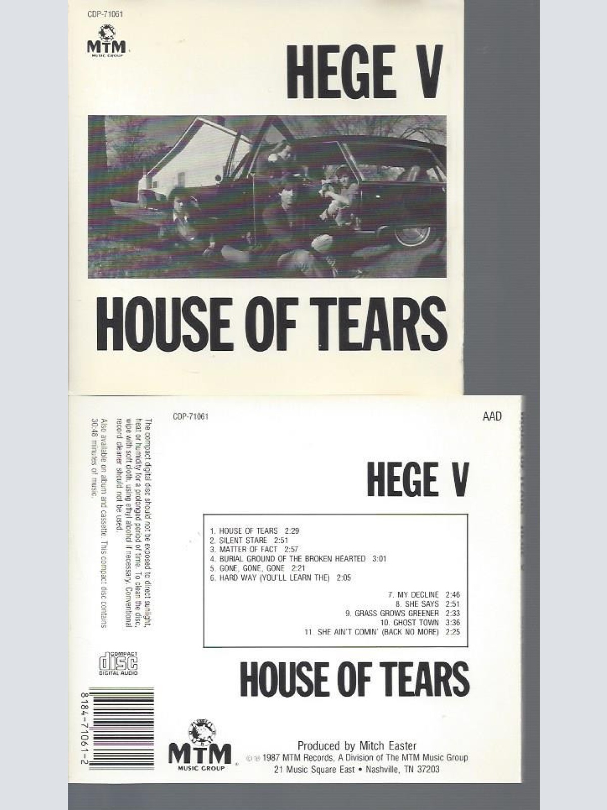CD-HEGE V HOUSE OF TEARS