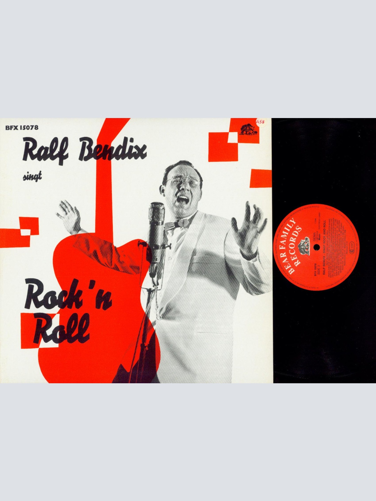 LP-- Ralf Bendix  Singt Rock And Roll /Bear Family