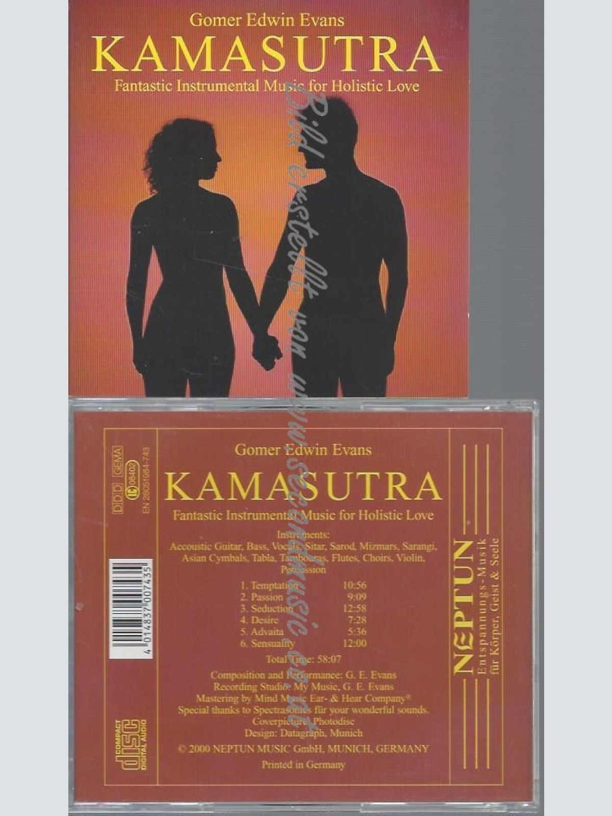 CD--EVANS,GOMER EDWIN--KAMASUTRA