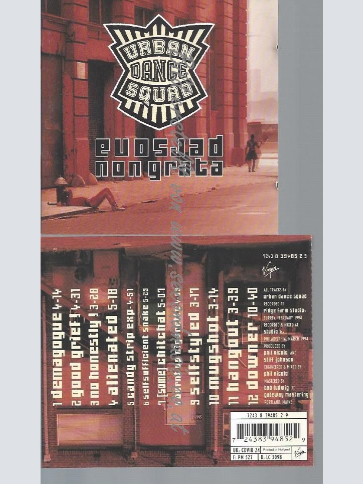 CD--URBAN DANCE SQUAD--PERSONA NON GRATA